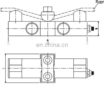 digital Wire Pressuremeter Rope Tension Meter