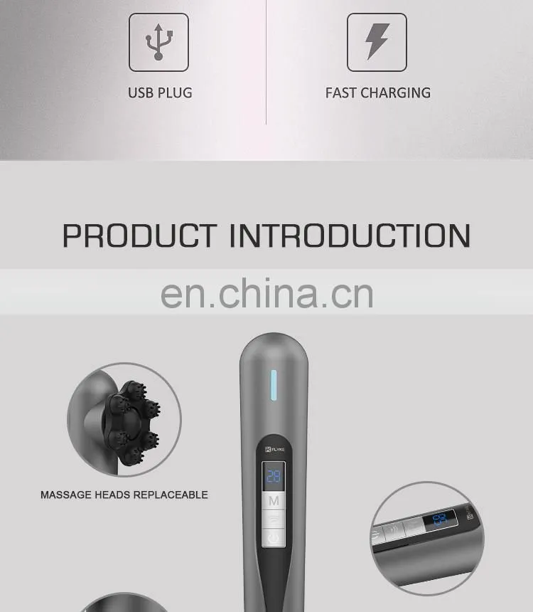 Massage stick whole body muscles shiatsu hand-held electric massager vibration massage hammer L12C