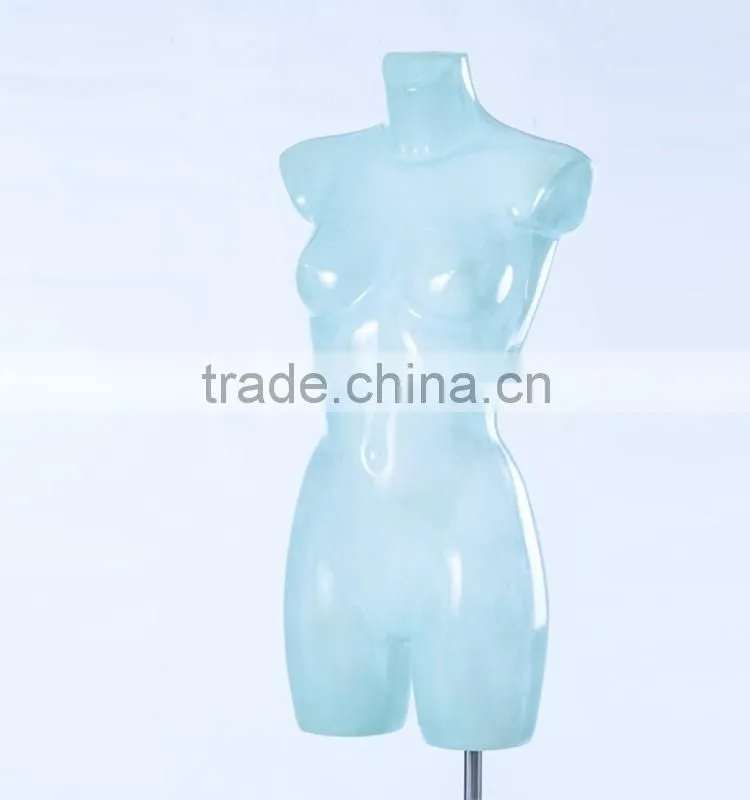 window display female torso mannequin