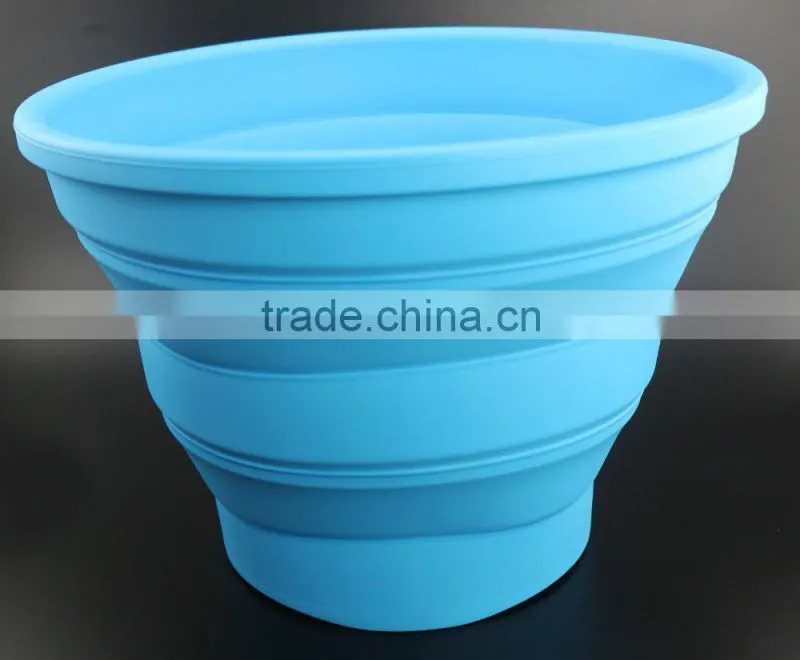 Muti-Functional Food Grade Foldable Silicone Bucket