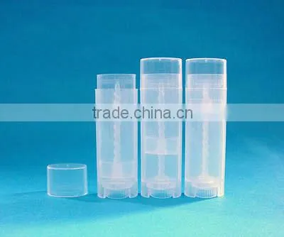 AS plastic chromatic colour overcap for keychain hole lip balm container