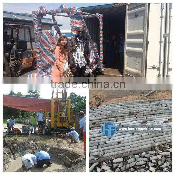 100m Depth! Welcomed HF150E Portable Electric Water Well Drilling Rig