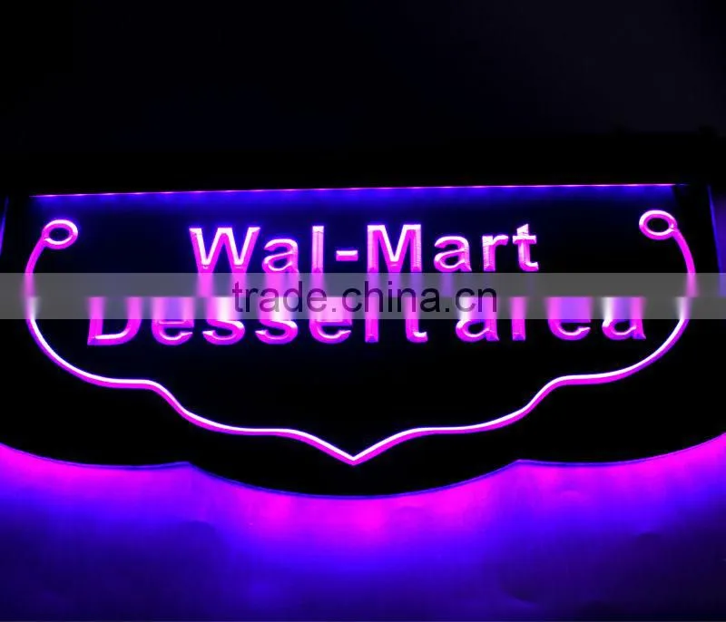 small carved LED ad board