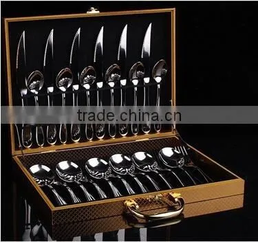 24 piece stainless steel dinner set cutlery set
