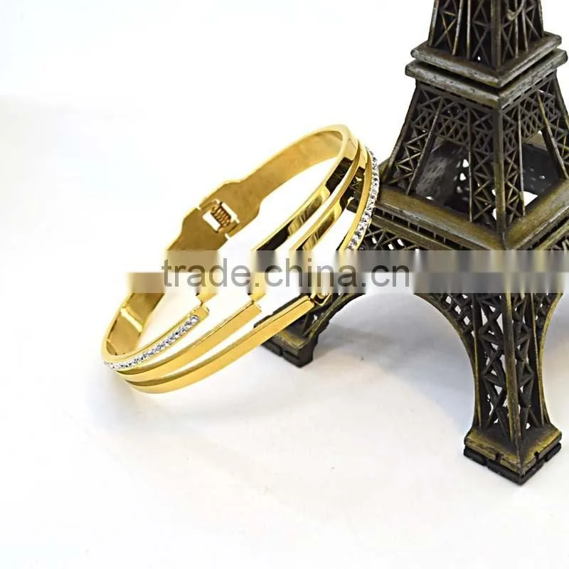 new products 2016 specail design Gold Color Luxury Bracelet for women
