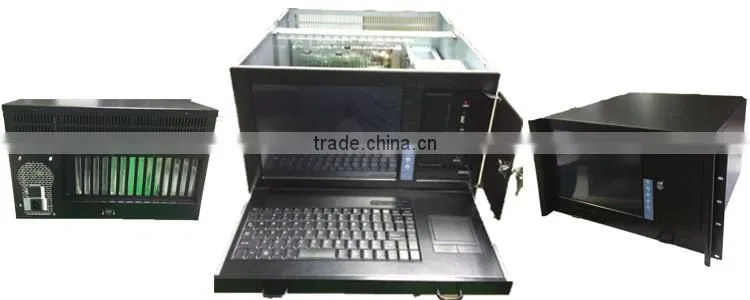 Intel G41 full-sized mother board19'' rack mount 6U height Industrial Workstation