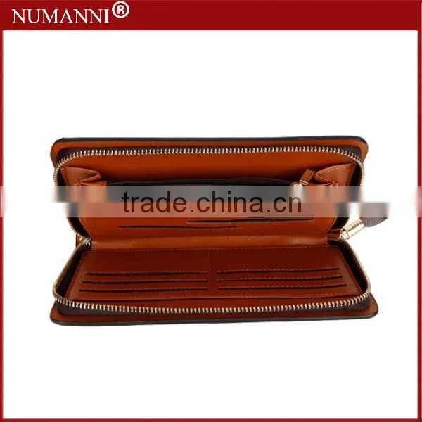 2015 fashion gentleman genuine leather man leather wallet