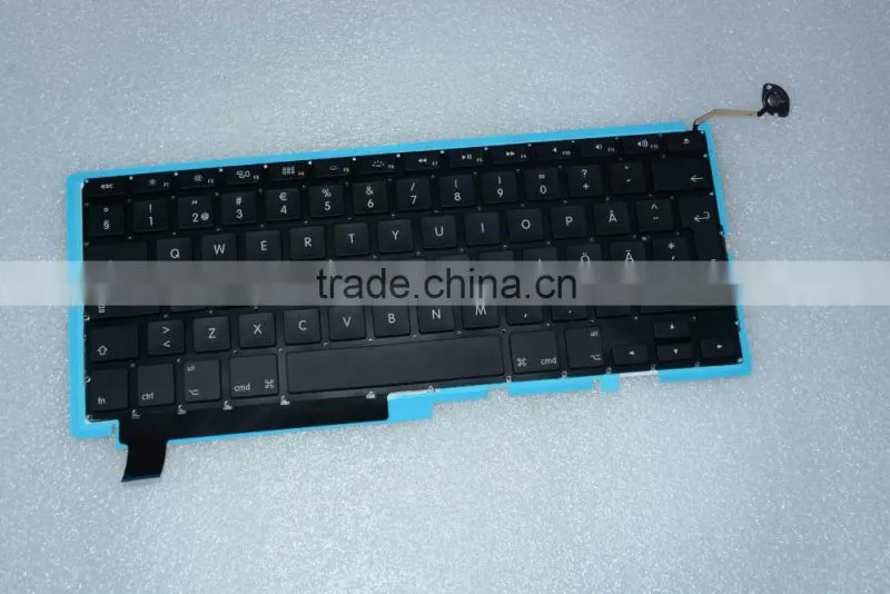 Popular Swedish Design Laptop keyboard Replacement LED Backlight For Macbook Pro A1286 2008-2012
