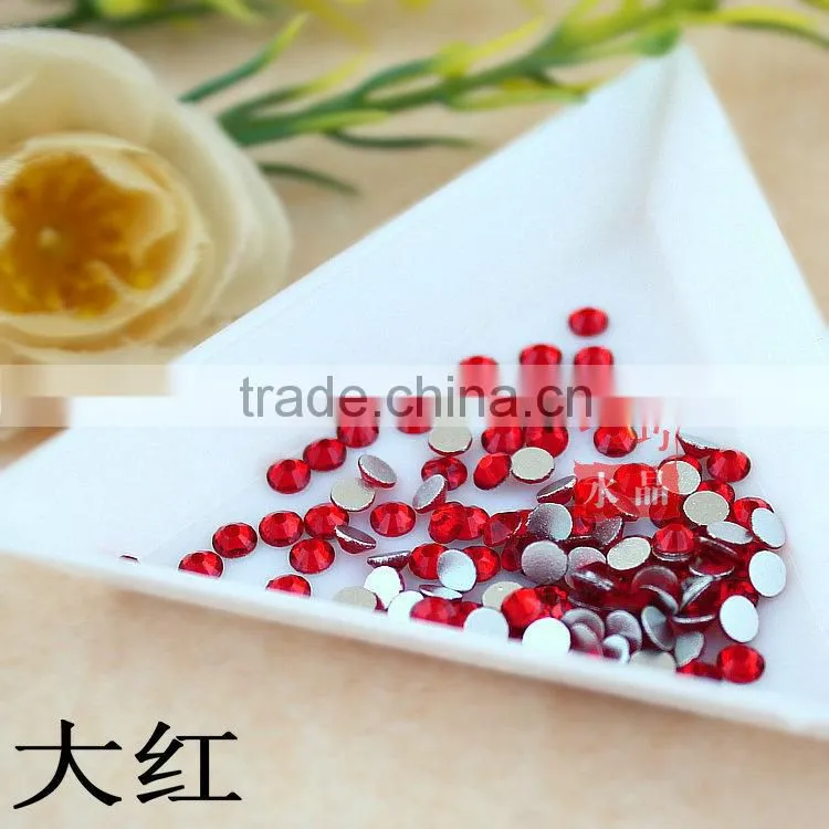 Wholesale Decorative Flat Back Round shape Crystal DMC Rhinestones ss8