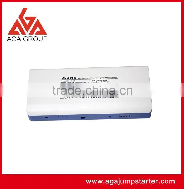 12V Car Engine Emergency Power Bank & Fast Charger Battery Booster Portable Mini Car Jump Starter
