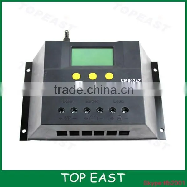 Hot sale mppt solar charge controller 40a 50a 60a 80a For Solar Panel with big LCD