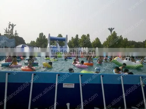 water slide with swimming pool OEM factory