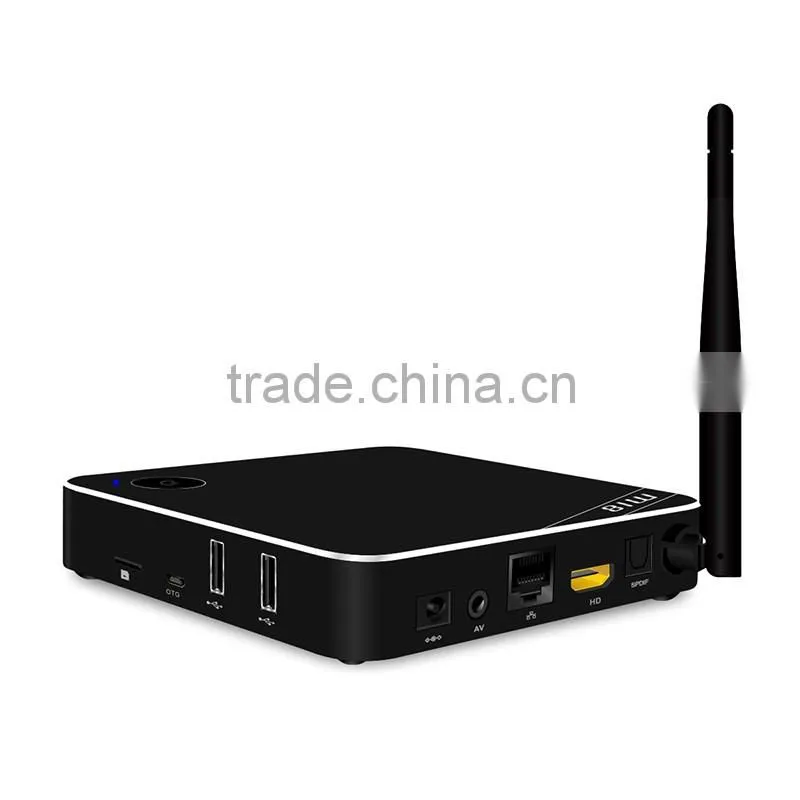 Amlogic s905 bluetooth wireless quad core android 5.1 m18 tv box