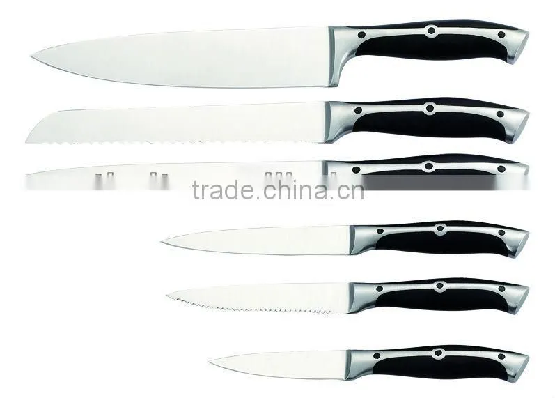 ABS+430 S/S HANDLE 13PCS KITCHEN KNIFE SET