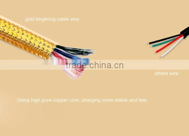 High Quality Remax Golden Flat Usb Cable Mobile Phone Data Cable For Android Devices