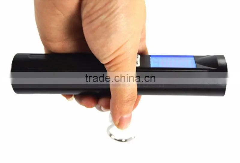 30 x 17mm Big Size LCD Screen 2 in One Fishing Or Travel LED Torch Luggage Scale
