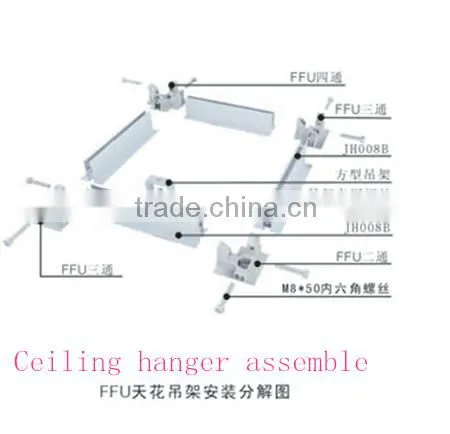 ceiling hanger for clean room