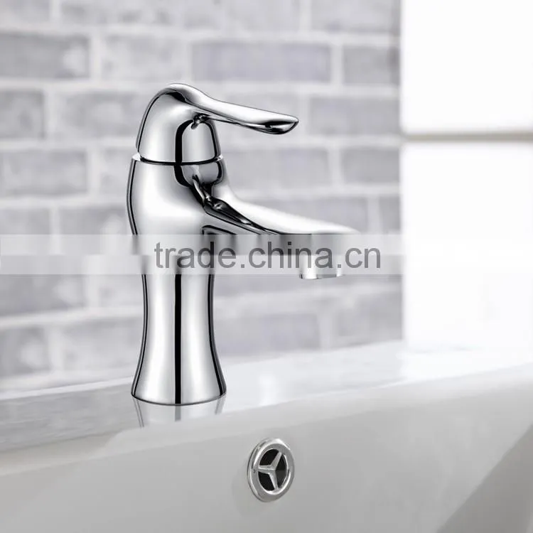 Unique Design Chrome Plated Bathroom Faucet BNF017