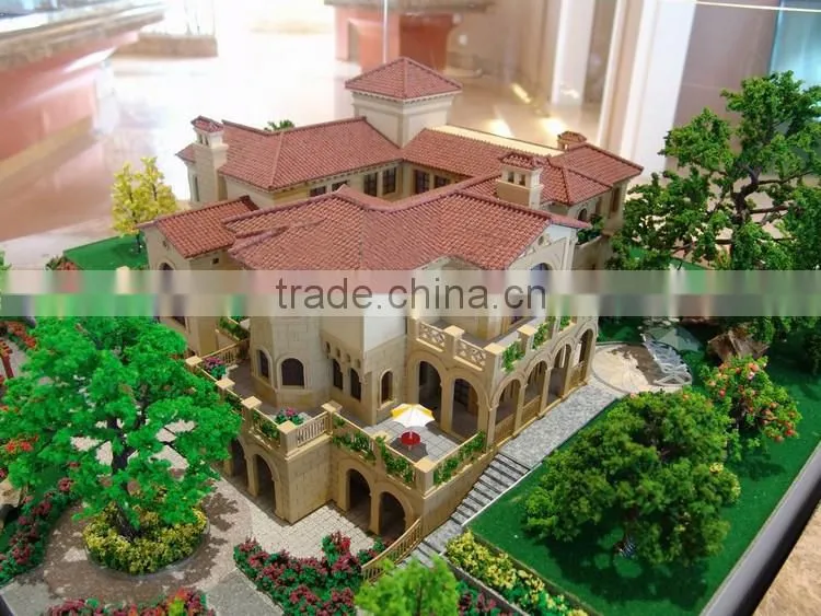 European Villas Architecture Scale Model Maker