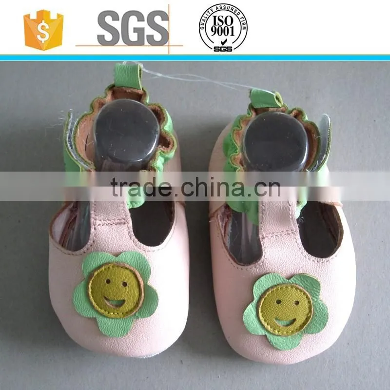 2016 girl boy kids flower sheep italian leather baby shoes