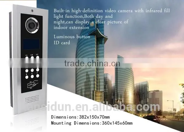 12 V smart home automation system video door phone building system