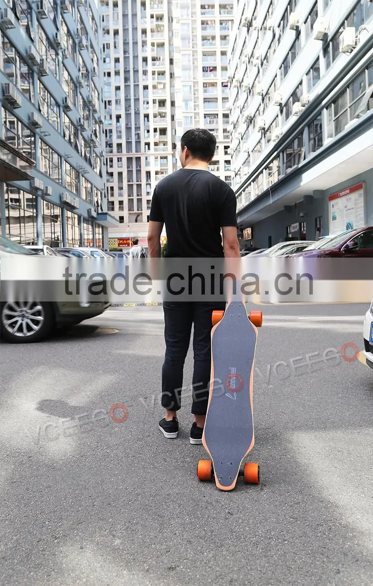 2016 powerfull 2200w hub motor skateboard complete with waterproof in stock
