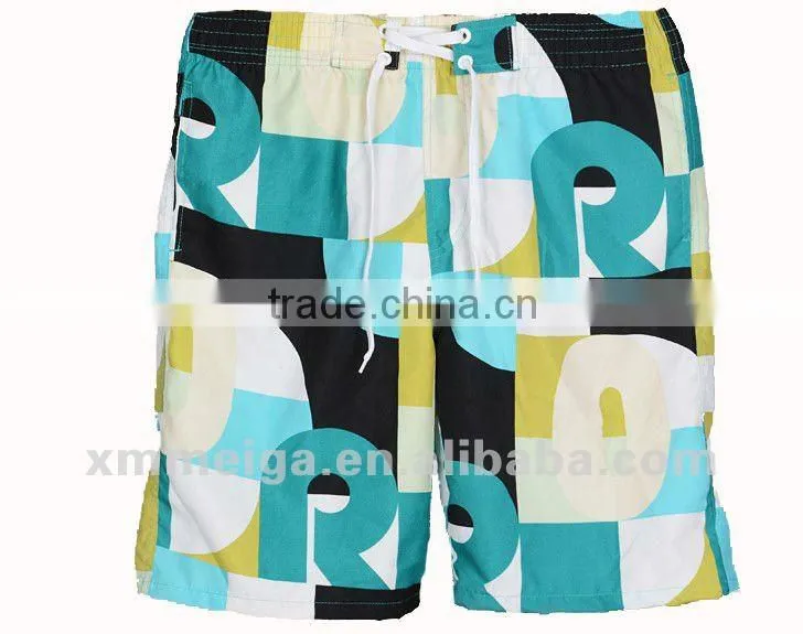 Surfing board shorts for men full printing