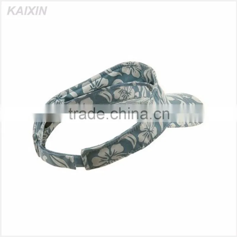 factory customized printing high quality sun visor cap