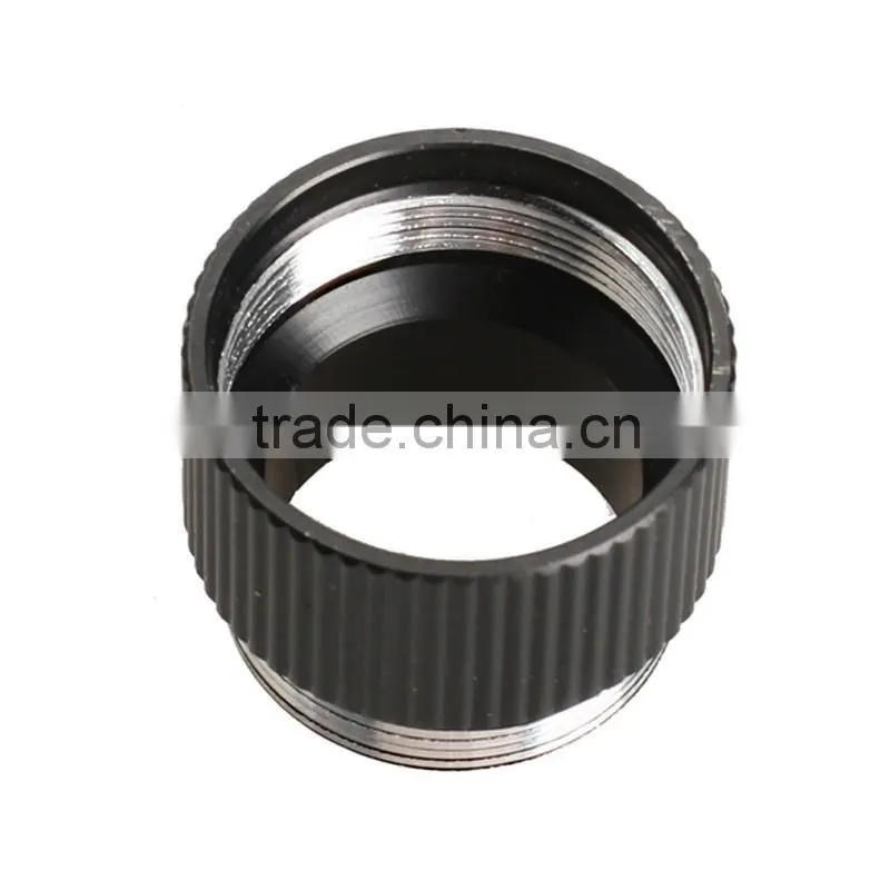 Black Extension Flashlight Tube Joint Adapter Flashlight Extender for Flashlight 18650