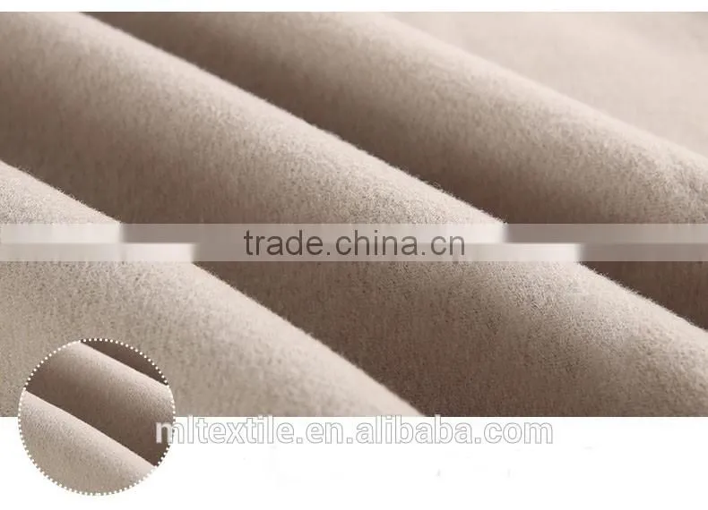 high-grade double-sided pure wool woolen fabrics cashmere woolen cloth