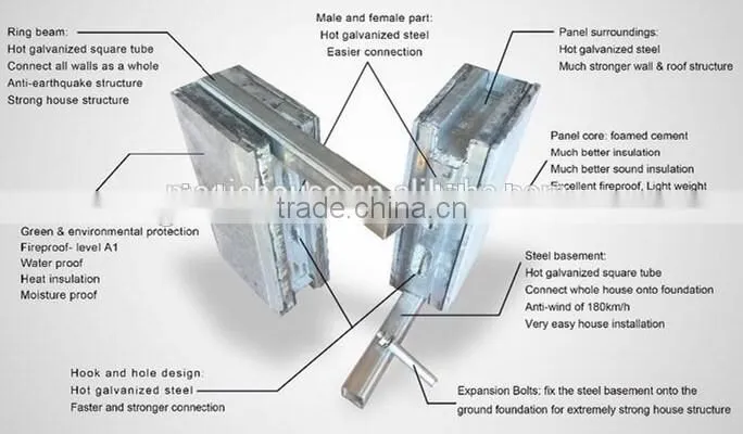 Modern design prefarbicated house villa house Philippines fully furnitured furniture cebu