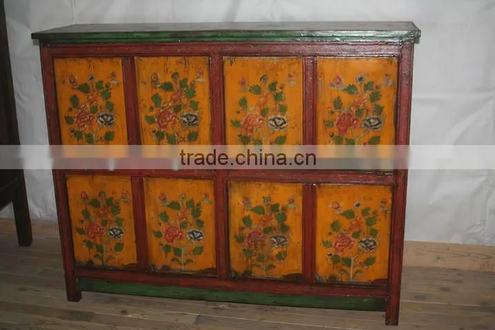 chinese antique Tibetan cabinet
