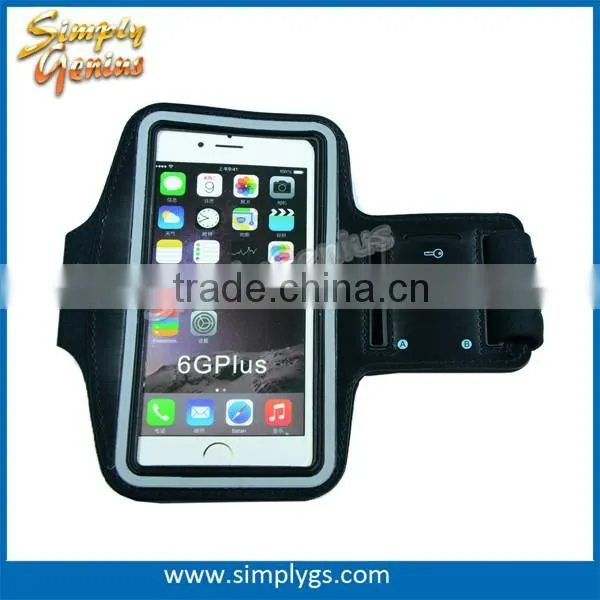 (Top) 5.5 inch mobile phones running sports armband, neoprene armband for sale, logo printed armband