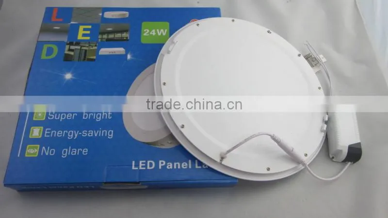 24W and round Recessed LED panel light