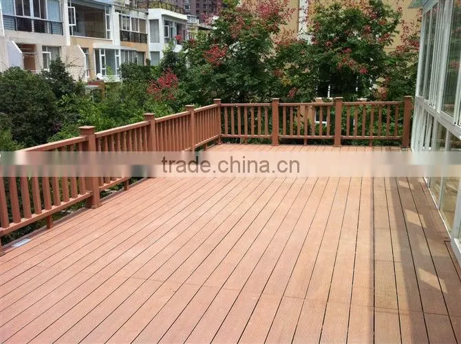 easy installation and non-fade recyclable eco-friendly wood plastic composite diy flooring