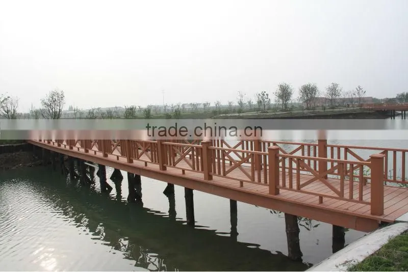 best-selling europe standard wood plastic composite garden railing