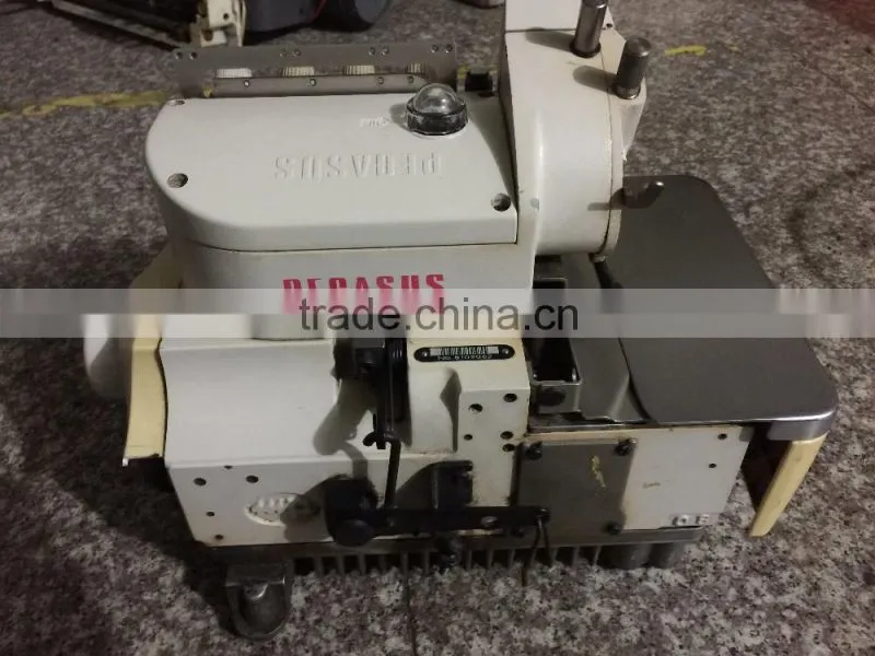 High speed used second hand PEGASUS 700 overlock industrial sewing machina big stock in yiwu warehouse with competitive price