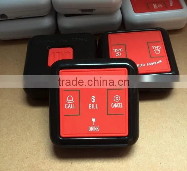restaurant table numbers for waiter call bell system from gold supplier made in china