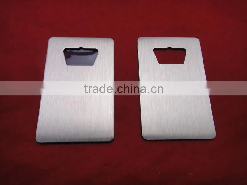 high quality cheap price stamp blank stainless steel bottle opener