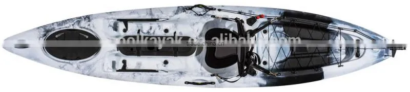 Hot sale ocean fishing kayak no inflatable plastic rowing boat