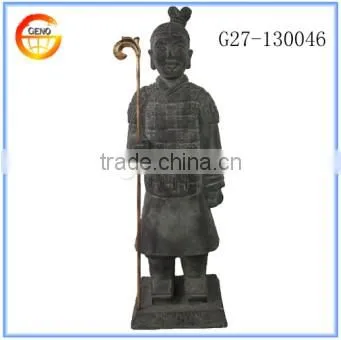 hot sale classical large garden statues of terracotta warriors garden decoration