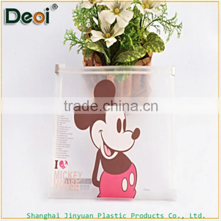 stationery OEM factory and customized decorative pp plastic file holder bag