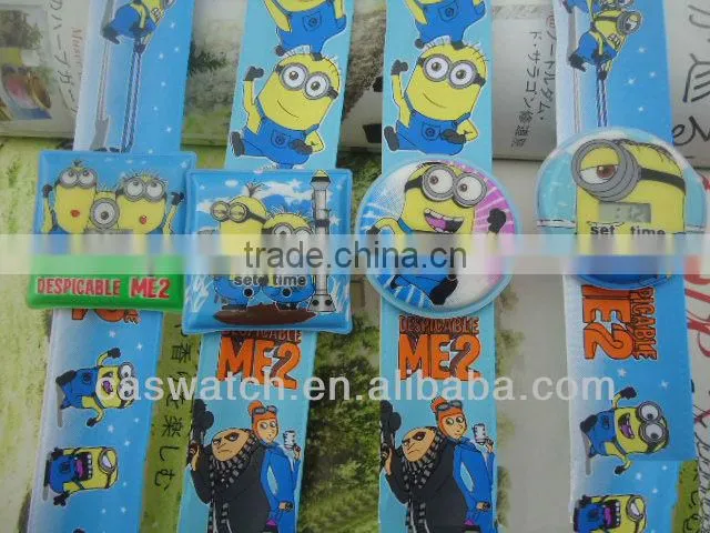 Cute DESPICABLE ME cartoon plastic watch