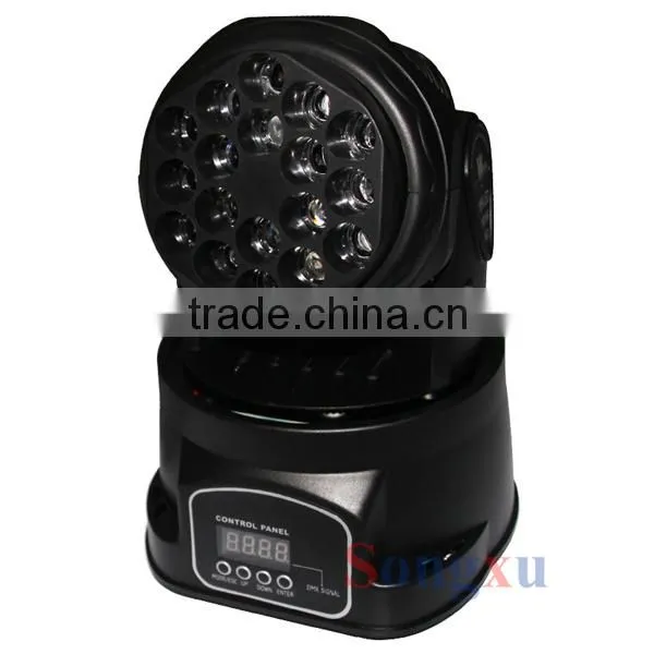 Amazing effect 18x3w RGB LED mini Moving Head Light, Moving Head Wash Light For Event,Disco Party Nightclub/SX-MH1803