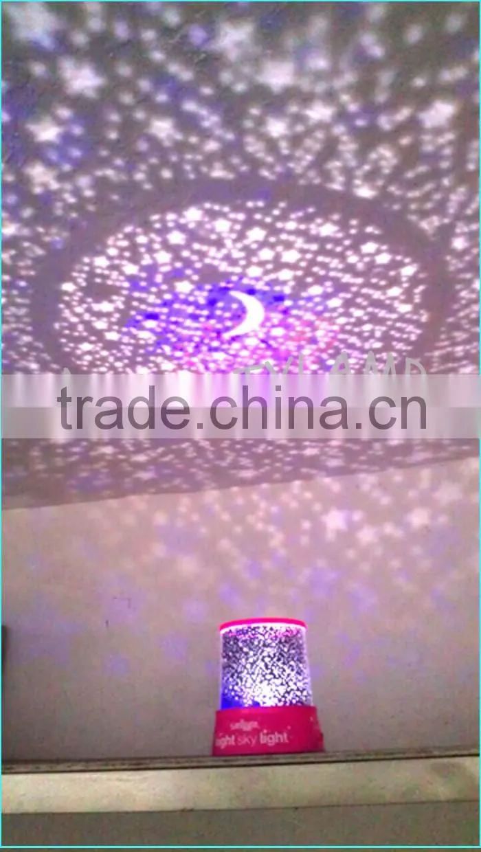 Novelty gift sky star ceiling projector night light