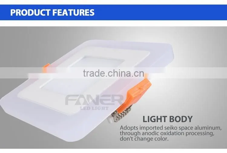 Two colors square changeble LED Panel Lights