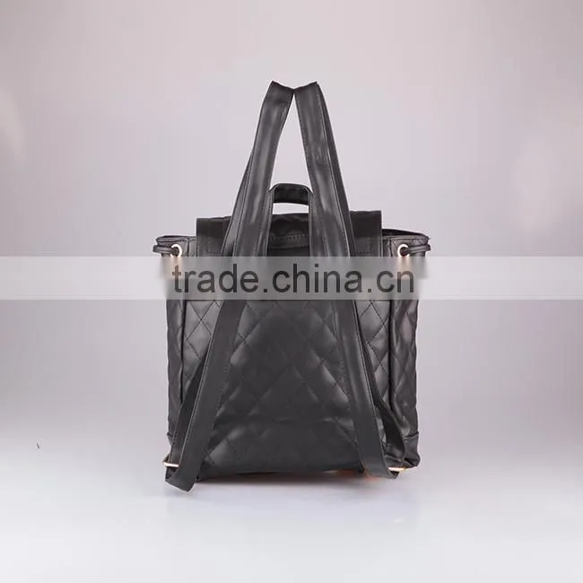 4807 Wholesale backpack 2016 hot style black backpack top quality waterproof backpack bag for lady