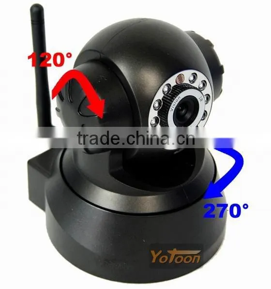 Wireless IP Webcam Camera Night Vision Wifi Cam 11 LED(black)