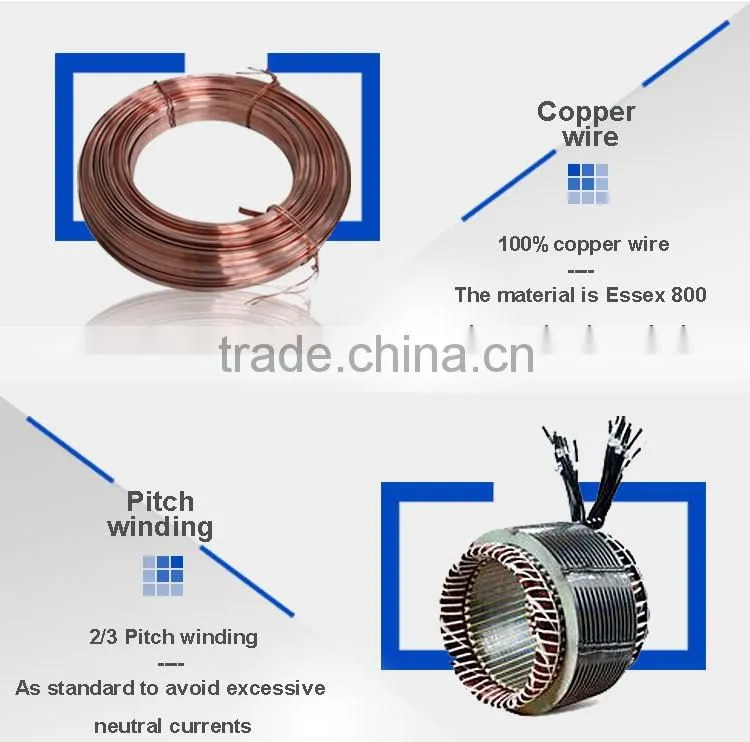 5Kw Ac Brushless Alternator For Portable Generator