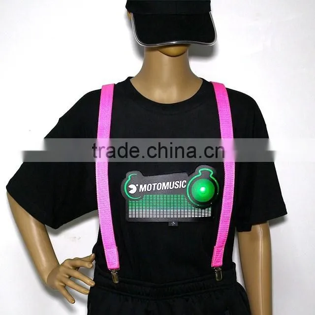 wholeasale custom suspenders flashing led party suspenders